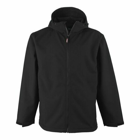REFRIGIWEAR Lightweight Softshell Jacket with Hood 9151RBLK2XL 4769151BK2X